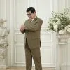 Bộ Vest Nam Trung Niên Hg61 Màu Vàng Rêu Mới Nhất 2024 8