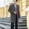 Áo Măng Tô Nam Trung Niên Manza - Màu Nâu Rêu 5 Áo Măng Tô Nam Trung Niên Manza - Màu Nâu Rêu 5