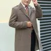 Áo Măng Tô Nam Trung Niên Manza - Màu Nâu Rêu 14 Áo Măng Tô Nam Trung Niên Manza Mã MT B2 – Màu Nâu Bò 4