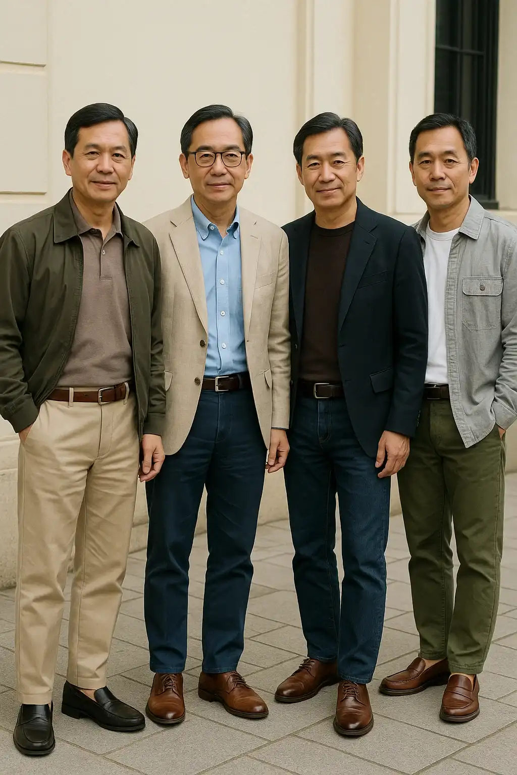 Quần áo trung niên cao cấp - Phong cách lịch lãm nam giới 5 ảnh Outfit Ideas Cho Nam Trung Niên