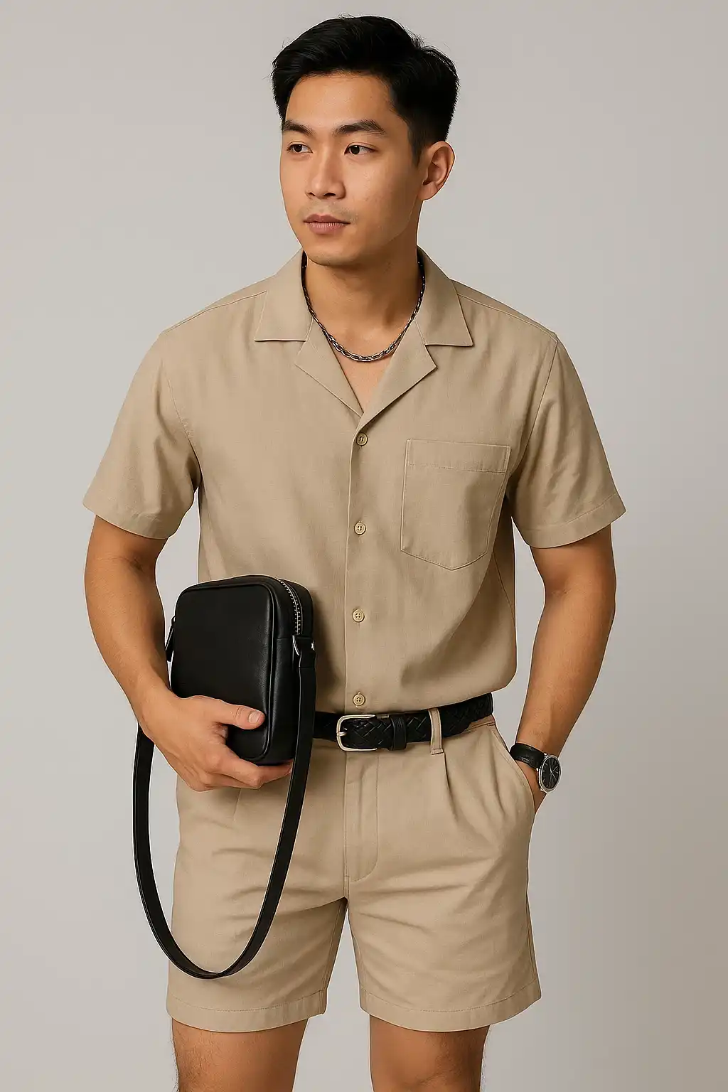 Bộ đồ trung niên đi chơi sang trọng cho quý ông lịch lãm 3 Cách Phối đồ Bộ Với Phụ Kiện