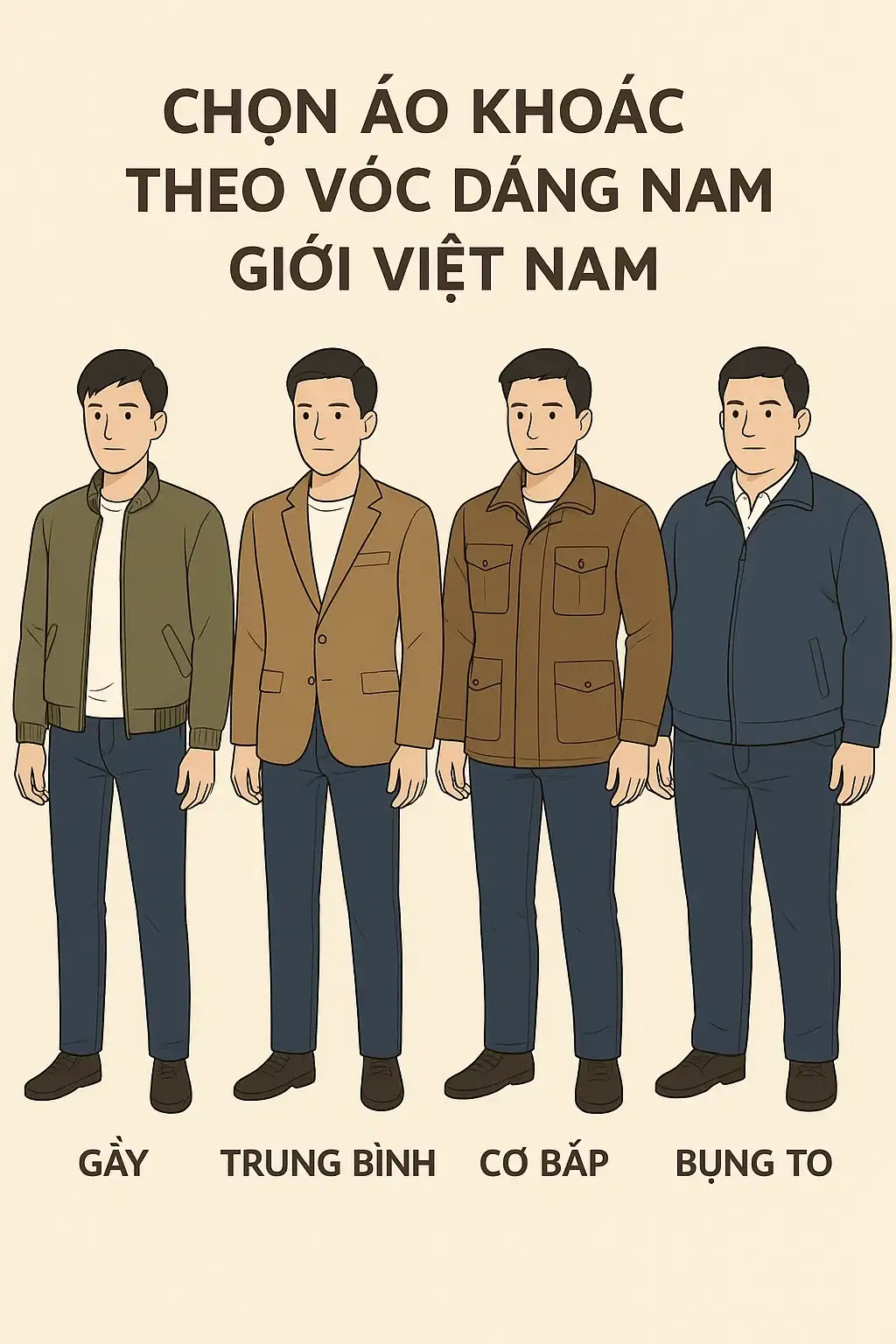 Áo Khoác Trung Niên - Phong Cách Lịch Lãm Cho Nam Giới 3 anh-huong-dan-chon-ao-khoac-theo-voc-dang.