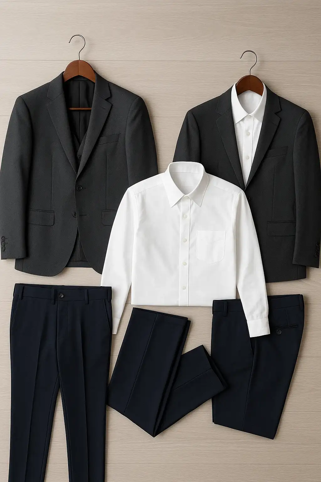 Shop Đồ Công Sở Nam Trung Niên Cao Cấp - Manza Luxury 1 anh-tong-quan-cac-san-pham-vest-so-mi-quan-au-trung-bay-thanh-lich