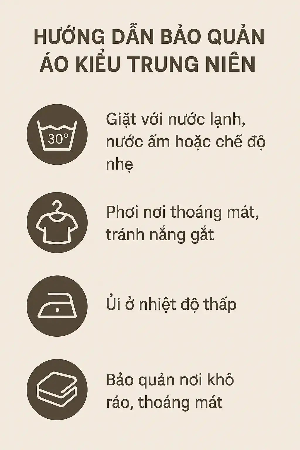 Áo Kiểu Trung Niên U50 U60 - Phong Cách Lịch Lãm Nam Tính 4 Huong Dan Bao Quan Ao Kieu Trung Nien