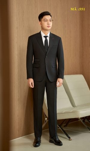 Bộ Vest Nam Mã 551 (2 Khuy) Mới Nhất 2026