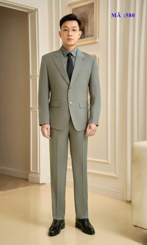 Bộ Vest Nam Mã 580 (2 Khuy) Mới Nhất 2026