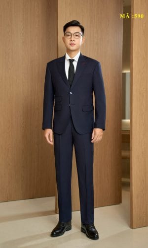 Bộ Vest Nam Mã 590 (2 Khuy) Mới Nhất 2026