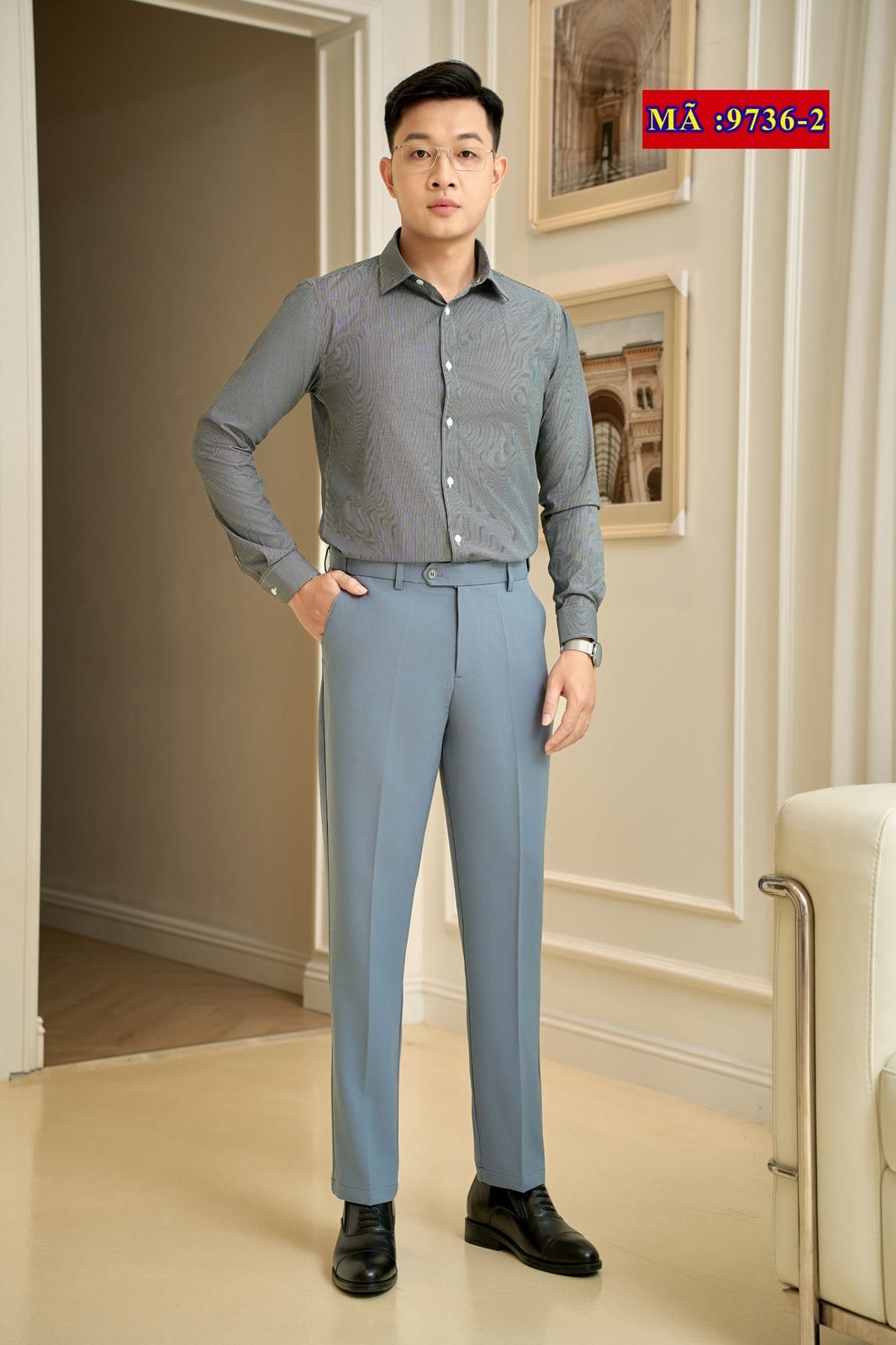 Quần Âu Nam Mã 9736-2