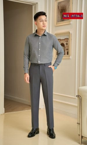 Quần Âu Nam Mã 9736-3