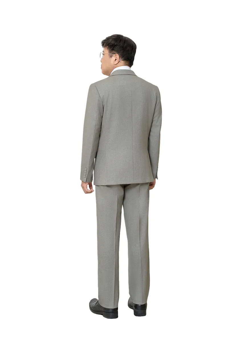 Mặt sau bộ vest nam trung niên HG102, áo và quần âu ống đứng Mặt sau bộ vest nam trung niên HG102, áo và quần âu ống đứng