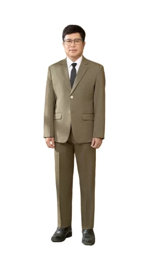 Bộ vest nam trung niên HG113, dáng toàn thân, phối sơ mi trắng và cà vạt