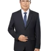 Áo vest nam trung niên HG115, khuy màu tối, túi dưới có nắp, ảnh nửa người