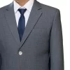 Bộ Vest Nam Trung Niên HG122 Mới Nhất 2027 2 Cận cảnh ve áo và bề mặt vải tuýt si của vest nam trung niên HG122